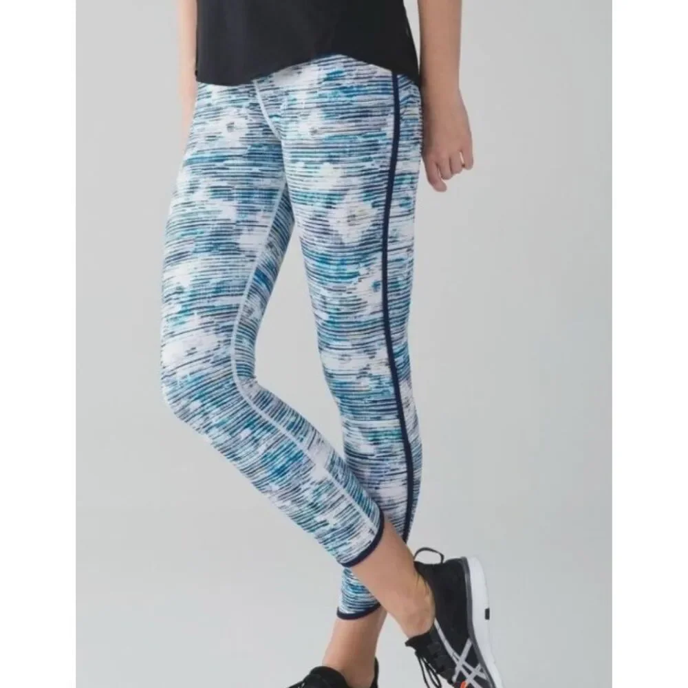 Lululemon Real Quick Tights in Hero Blue NWOT